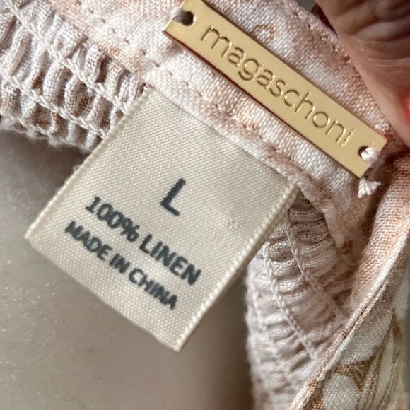 Magaschoni Linen peasant dress - Picture 8 of 9